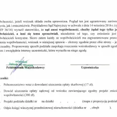 Dokument dotyczy zniesienia współwłasności. Wniosek złożony zgodnie przez strony, z uwzględnieniem interesów uczestniczki.